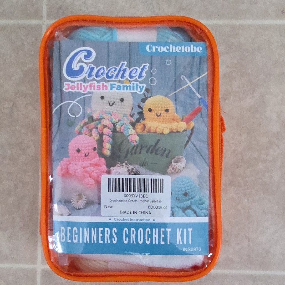 Crochet Jellyfish Family Kit